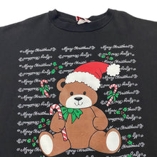 Load image into Gallery viewer, Merry Christmas Teddy Bear Crewneck
