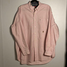 Load image into Gallery viewer, Tommy Hilfiger Pink Stripe Oversized Button Up
