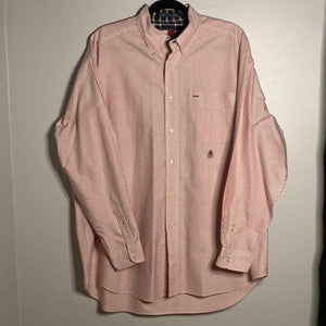 Tommy Hilfiger Pink Stripe Oversized Button Up