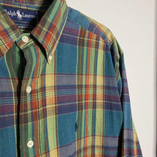 Load image into Gallery viewer, Ralph Lauren Colorful Plaid Button Up
